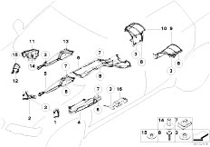 E53 X5 3.0d M57 SAV / Vehicle Trim/  Heat Insulation