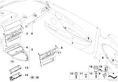 E64 630i N52 Cabrio / Vehicle Trim Decorative Strips