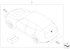 E83 X3 2.0d M47N2 SAV / Distance Systems Cruise Control Install Kit Park Distance Control