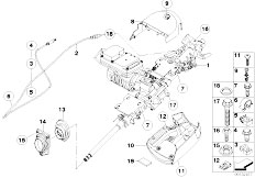 E85 Z4 3.0si N52 Roadster / Steering/  Steering Column Trim Interlock Cable