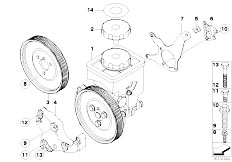 E83N X3 3.0sd M57N2 SAV / Steering/  Power Steering Pump