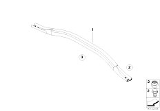 E83N X3 2.0d M47N2 SAV / Vehicle Trim/  Strut Brace