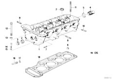 E30 320is S14 2 doors / Engine/  Cylinder Head