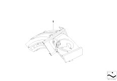 E83 X3 2.0d M47N2 SAV / Vehicle Trim Retrofit F Drink Holder Instr Panel