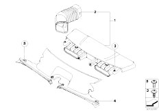 E83 X3 2.0d M47N2 SAV / Fuel Preparation System Air Duct