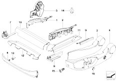 E60N 520d M47N2 Sedan / Seats/  Seat Front Seat Coverings