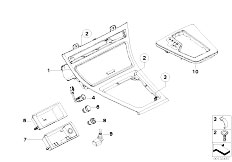 E83N X3 2.0d M47N2 SAV / Vehicle Trim/  Instrument Panel Lower Instr Carrier
