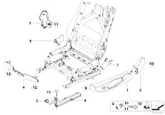 E64 M6 S85 Cabrio / Seats/  Seat Front Seat Coverings