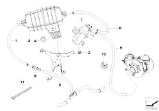 E61 530d M57N Touring / Engine Vacum Control Engine Turbo Charger