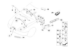 E65 740d M67 Sedan / Vehicle Trim/  Various Body Parts