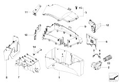 E65 730d M57N Sedan / Engine Electrical System/  Control Unit Box-2