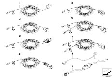E85 Z4 2.2i M54 Roadster / Vehicle Electrical System Rep Cable Airbag
