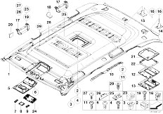E53 X5 3.0d M57 SAV / Vehicle Trim/  Headlining Handle