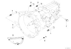 E91 318i N46 Touring / Manual Transmission/  Gearbox Mounting Parts