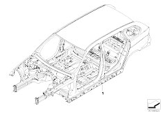 E91N 335d M57N2 Touring / Bodywork/  Body Skeleton