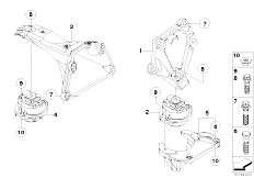 E66 730Li N52 Sedan / Engine And Transmission Suspension/  Engine Suspension