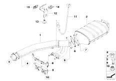 E65 730d M57N2 Sedan / Exhaust System Diesel Particle Filter