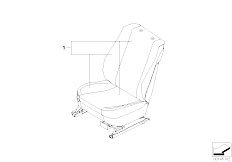 E63 M6 S85 Coupe / Seats Cover Running Metre-2