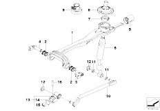 E61 530xi N52 Touring / Gearshift Gear Shift Parts Manual Transm 4 Wheel