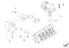 E65 745d M67N Sedan / Engine/  Egr Emission Reduction Cooling