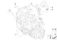 E90 325xi N53 Sedan / Transfer Box/  Gearbox Mounting Parts