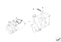 Z3 Z3 3.0i M54 Roadster / Heater And Air Conditioning Air Condit Compressor Mounting Parts