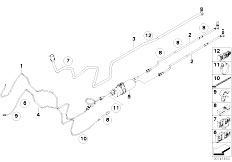 E66 730Li N52 Sedan / Fuel Supply Fuel Pipes And Fuel Filters