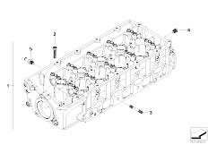 E65 745d M67N Sedan / Engine Cylinder Head