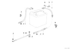 E34 518g M43 Touring / Engine Electrical System/  Battery Cable