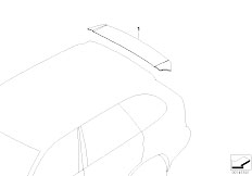 E53 X5 4.4i N62 SAV / Bodywork/  Rear Spoiler