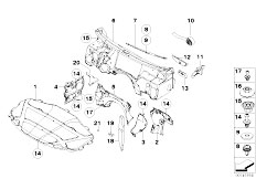 E83N X3 2.0d M47N2 SAV / Vehicle Trim/  Sound Insulating Front