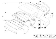 E52 Z8 S62 Roadster / Sliding Roof Folding Top/  Folding Top Eh