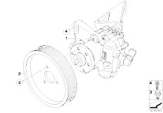 E65 730i N52 Sedan / Steering Power Steering Pump