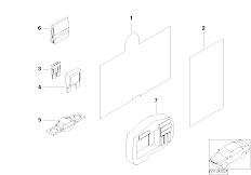 E61N 550i N62N Touring / Vehicle Electrical System/  Single Components For Fuse Housing