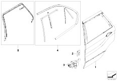 E53 X5 4.4i N62 SAV / Bodywork/  Rear Door Security