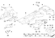 E85 Z4 2.5i N52 Roadster / Vehicle Trim/  Heat Insulation