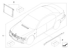 E65 745i N62 Sedan / Vehicle Trim/  Retrofit Model Redesign 2005