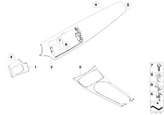 E85 Z4 3.0si N52 Roadster / Vehicle Trim/  Real Wood Version Plane Tree High Gloss