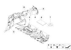 E46 330Ci M54 Cabrio / Vehicle Trim/  Sound Insulating Rear