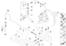 E39 M5 S62 Sedan / Brakes/  Front Brake Pipe Dsc