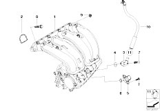 E46 316i N45 Sedan / Engine/  Intake Manifold System