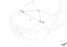 E86 Z4 M3.2 S54 Coupe / Vehicle Trim/  Strut Brace-2