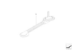 E81 118i N46N 3 doors / Vehicle Electrical System/  Various Cable Grommets