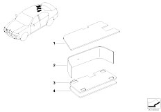 E46 330i M54 Sedan / Restraint System And Accessories/  Battery Protective Covers