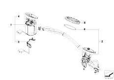 E71 X6 30dX M57N2 SAC / Fuel Supply Fuel Pump And Fuel Level Sensor