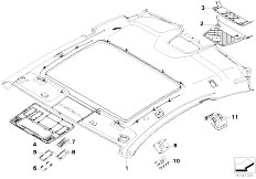 E63 630i N52 Coupe / Individual Equipment/  Individual Moulded Headliner Alcantara