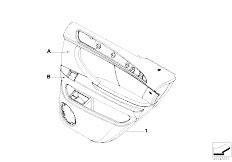 E53 X5 3.0i M54 SAV / Individual Equipment Individual Rear Door Trim Airbag