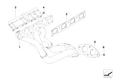 E83N X3 2.0i N46 SAV / Exhaust System/  Exhaust Manifold