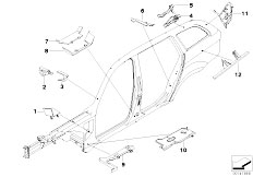 E91 323i N52N Touring / Bodywork/  Cavity Shielding Side Frame