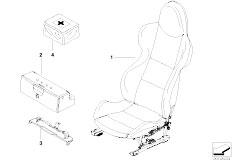 E85 Z4 3.0i M54 Roadster / Seats/  M Sports Seat